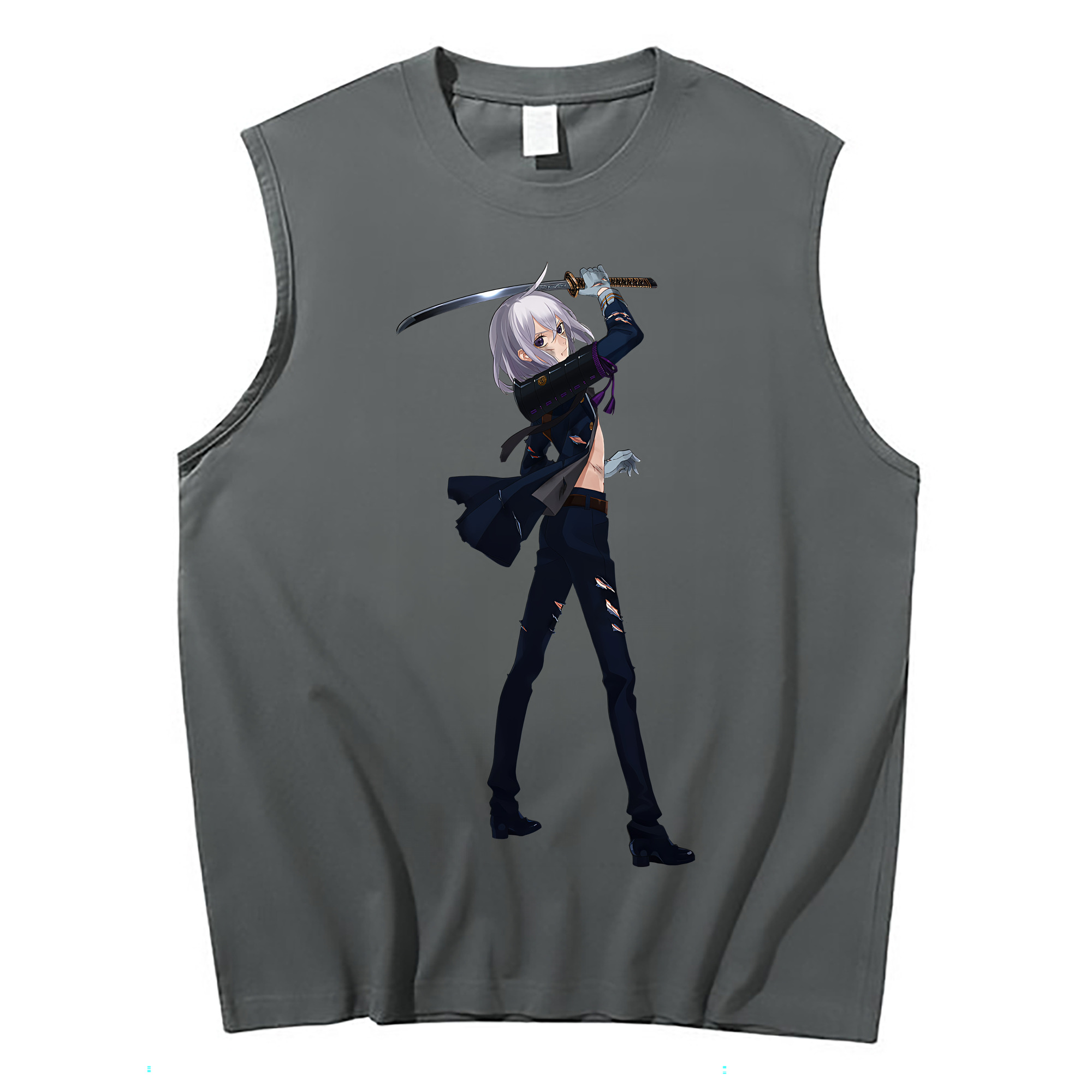 （画像用） 刀剣乱舞 Touken Ranbu コットン100％タンクトップ（フロントプリント）